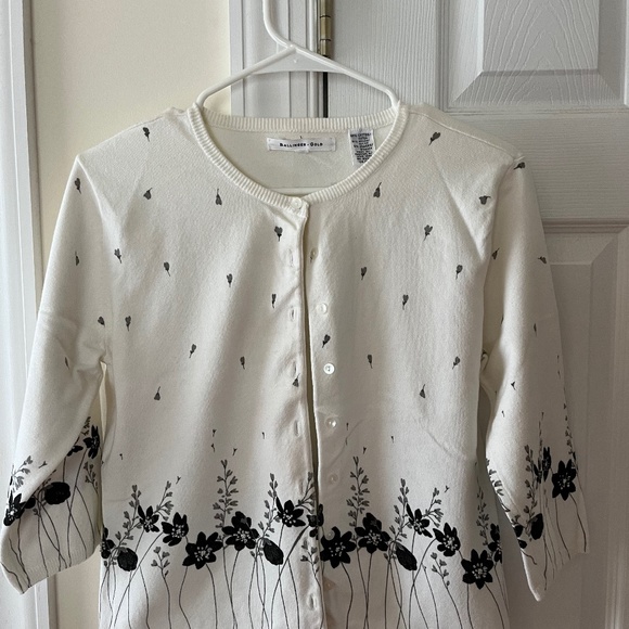 Ballinger Gold Cardigan Sweater, Size Large - Picture 1 of 4